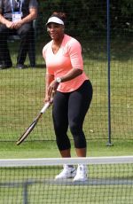 SERENA WILLIAMS at Tennis Practice in Eastbourne 06/19/2022