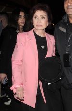 SHARON OSBOURNE Leaves Jeff Beck and Johnny Depp Concert in London 05/30/2022