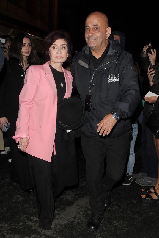 SHARON OSBOURNE Leaves Jeff Beck and Johnny Depp Concert in London 05/30/2022