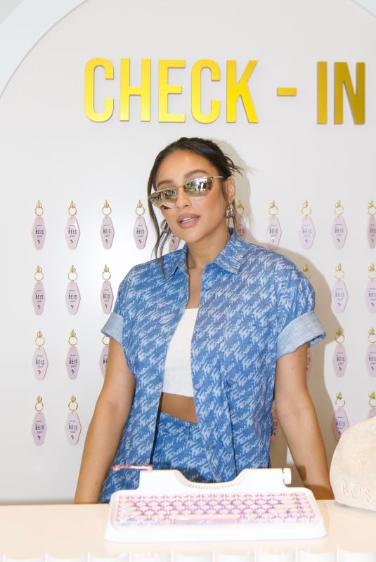 SHAY MITCHELL at Beis Motel Pop-up at The Grove in Los Angeles 06/04/2022