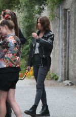 SHELLEY HENNIG Out Filming in Ireland 06/23/2022