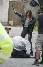 SHELLEY HENNIG Out Filming in Ireland 06/23/2022