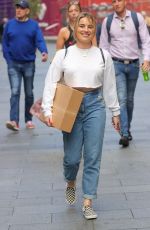 SIAN WELBY Arrives at Global Studios in London 06/10/2022