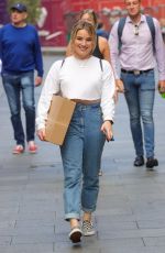 SIAN WELBY Arrives at Global Studios in London 06/10/2022