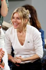 SIENNA MILLER and Oli Green at French Open 2022 at Roland Garros in Paris 06/03/2022