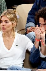 SIENNA MILLER and Oli Green at French Open 2022 at Roland Garros in Paris 06/03/2022