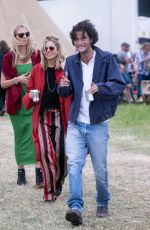 SIENNA MILLER Out and About at Glastonbury Festival 06/24/2022