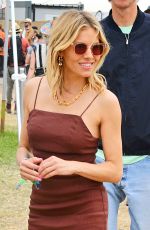 SIENNA MILLER Out and About at Glastonbury Festival 06/24/2022