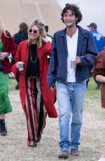 SIENNA MILLER Out and About at Glastonbury Festival 06/24/2022