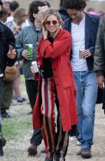 SIENNA MILLER Out and About at Glastonbury Festival 06/24/2022