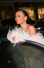 SIMONE ASHLEY Leaves Tiffany Vision and Virtuosity Exhibition in London 06/09/2022