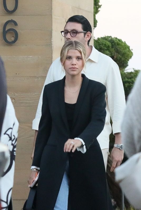 SOFIA RICHIE and Elliot Grainge Out for Lunch at Nobu in Malibu 06/29/2022