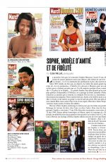 SOPHIE MARCEAU in Paris Match Magazine, France June/July 2022