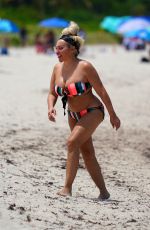STACEY SILVA in Bikini at a Beach in Miami 06/26/2022
