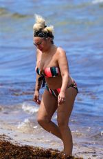 STACEY SILVA in Bikini at a Beach in Miami 06/26/2022