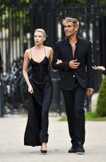STELLA MAXWELL Arrives at On the Move Montblanc Extreme Launch in Paris 06/22/2022