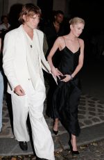 STELLA MAXWELL Leaves MontBlanc Party at Paris Fashion Week 06/22/2022