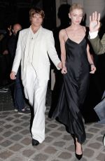STELLA MAXWELL Leaves MontBlanc Party at Paris Fashion Week 06/22/2022