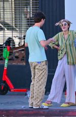 TALLULAH WILLIS Heading to Watch Her Sister Scout Perform at Her Record Release Party in Los Angeles 06/26/2022
