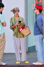 TALLULAH WILLIS Heading to Watch Her Sister Scout Perform at Her Record Release Party in Los Angeles 06/26/2022