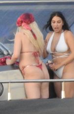 TANA MONGEAU in Bikini Celebates Her Birthday at a Yacht in Los Cabos 06/24/2022