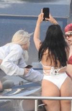 TANA MONGEAU in Bikini Celebates Her Birthday at a Yacht in Los Cabos 06/24/2022
