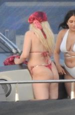 TANA MONGEAU in Bikini Celebates Her Birthday at a Yacht in Los Cabos 06/24/2022
