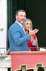 TAYLOR NEISEN and Liev Schreiber Out in Venice 06/27/2022