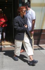 TESSA THOMPSON Leaves Her Hotel in New York 06/14/2022