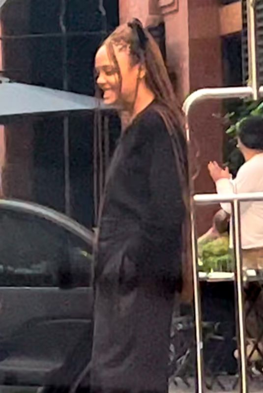 TESSA THOMPSON Leaves Her Hotel in New York 06/29/2022