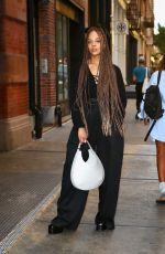TESSA THOMPSON Leaves Mercer Hotel in New York 06/28/2022