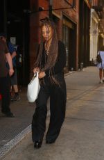 TESSA THOMPSON Leaves Mercer Hotel in New York 06/28/2022