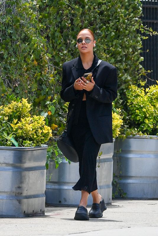 TESSA THOMPSON Out and About in New York 06/20/2022