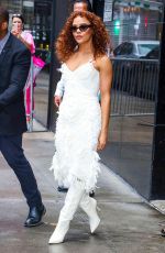 TESSA THOMPSON Out and About in New York 06/27/2022
