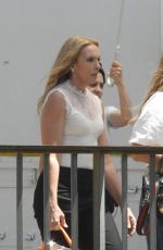 TONI COLLETTE on the Set of Mafia Mamma in Rome 06/01/2022