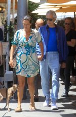 VERONICA BERTI and Andrea Bocelli Out for Lunch at Il Pastaio in Beverly Hills 06/15/2022