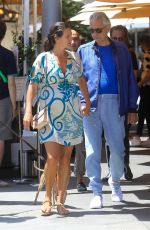 VERONICA BERTI and Andrea Bocelli Out for Lunch at Il Pastaio in Beverly Hills 06/15/2022