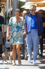 VERONICA BERTI and Andrea Bocelli Out for Lunch at Il Pastaio in Beverly Hills 06/15/2022