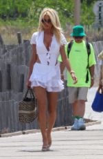 VICTORIA SILVSTEDT Out at a Beach in Saint-Tropez 06/15/2022