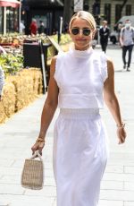 VOGUE WILLIAMS Arrives to Record Her Podcast at Global Radio in Lndon 06/20/2022
