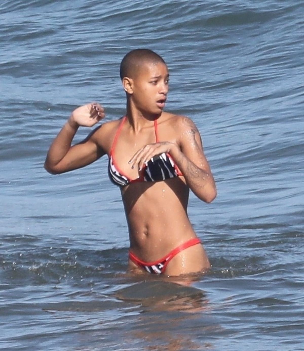 WILLOW SMITH in Bikini at a Beach in Malibu 06/24/2022. 