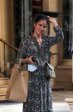 XISCA PERELLO Arrives at Grand Hotel in Paris 06/02/2022