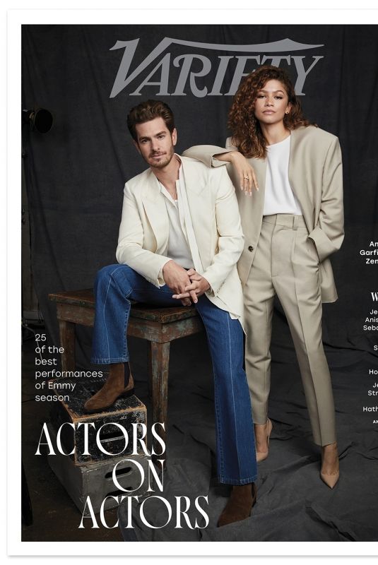 ZENDAYA and Andrew Garfield for Variety’s Actors on Actors, June 2022