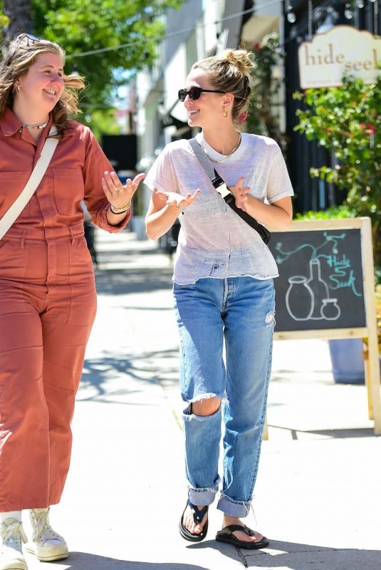 ZOEY DEUTCH Out with a Friend in Los Angeles 06/21/2022