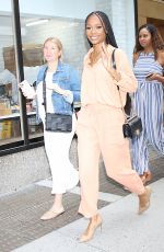 ZURI HALL Arrives at Today Show to Promotes American Ninja Warrior in New York 06/03/2022