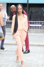 ZURI HALL Arrives at Today Show to Promotes American Ninja Warrior in New York 06/03/2022