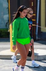 ADDISON RAE and MADDIE ZIEGLER Leaves Pilates Class in West Hollywood 07/14/2022