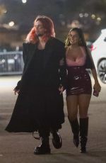 ADDISON RAE and Omer Fedi Arrives at Machine Gun Kelly