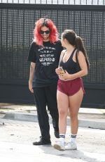 ADDISON RAE and Omer Fedi Leaves Forma Pilates in Los Angeles 07/26/2022