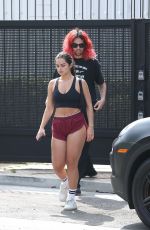 ADDISON RAE and Omer Fedi Leaves Forma Pilates in Los Angeles 07/26/2022